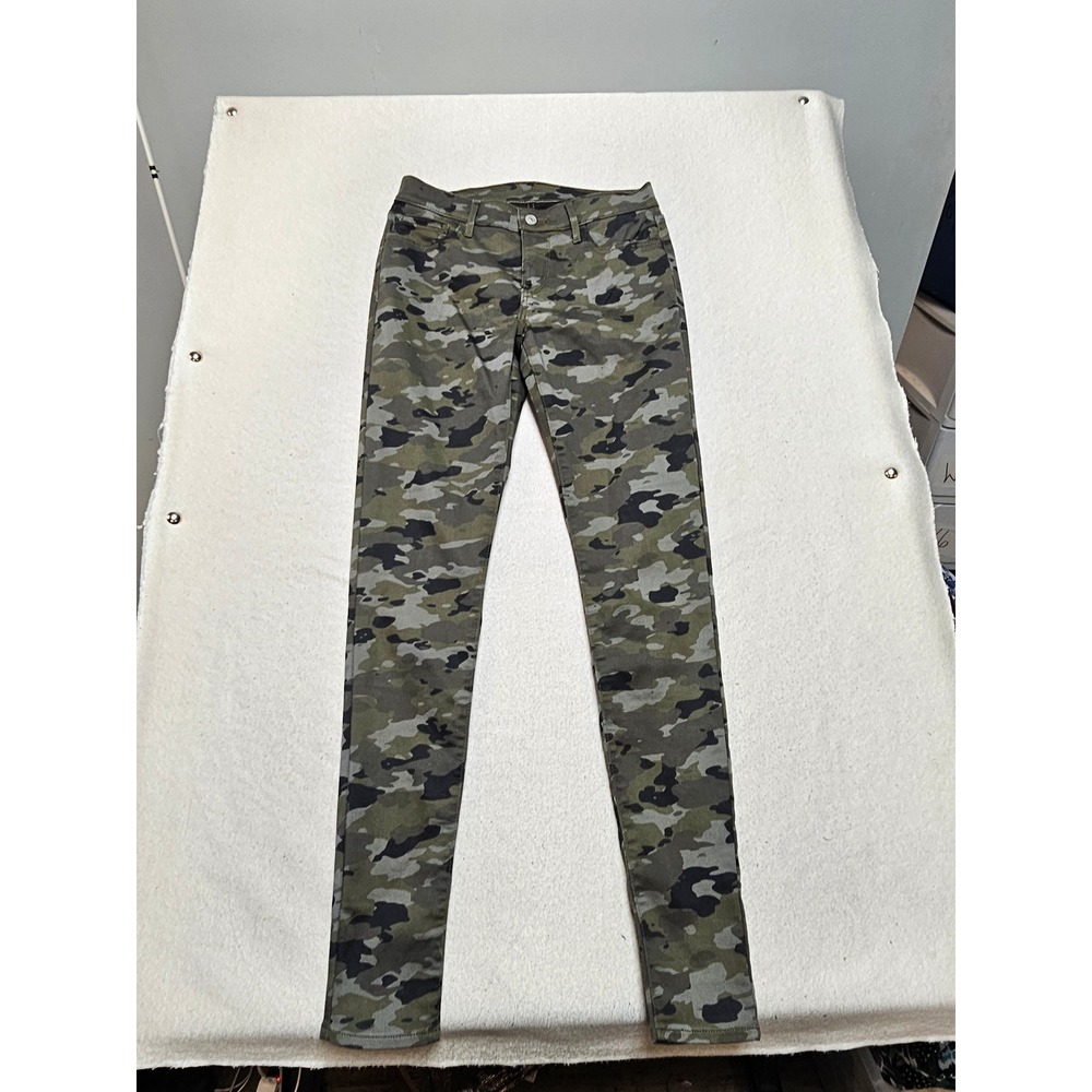 Levis 711 Skinny Camo Pants Womens 28x32 Green Camouflage 17778-1700